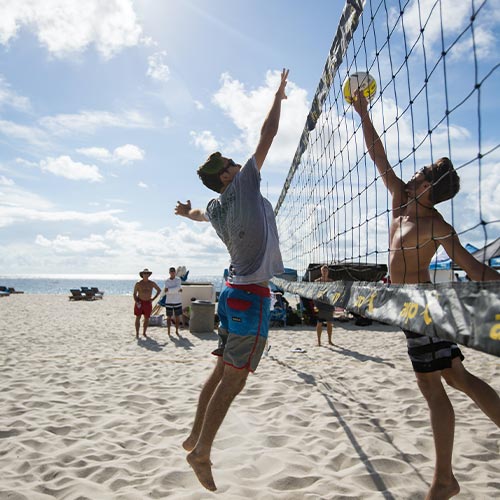 beachvolleybal strand nederland